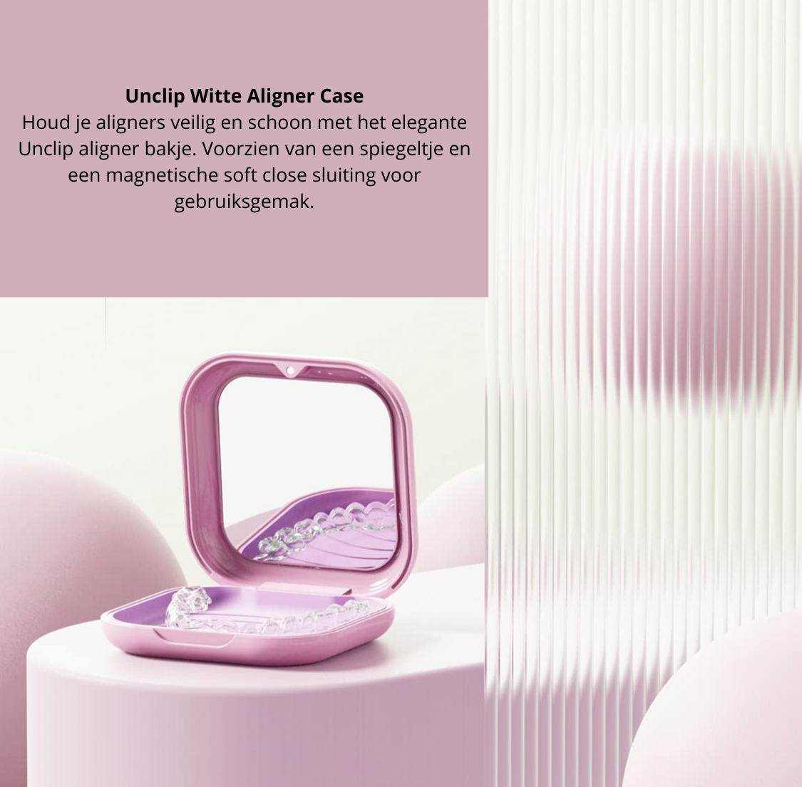 Unclip® - Aligner Case Roze