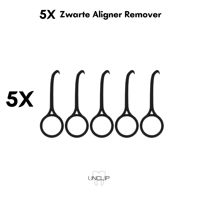 Unclip® 5X Zwarte Aligner Remover