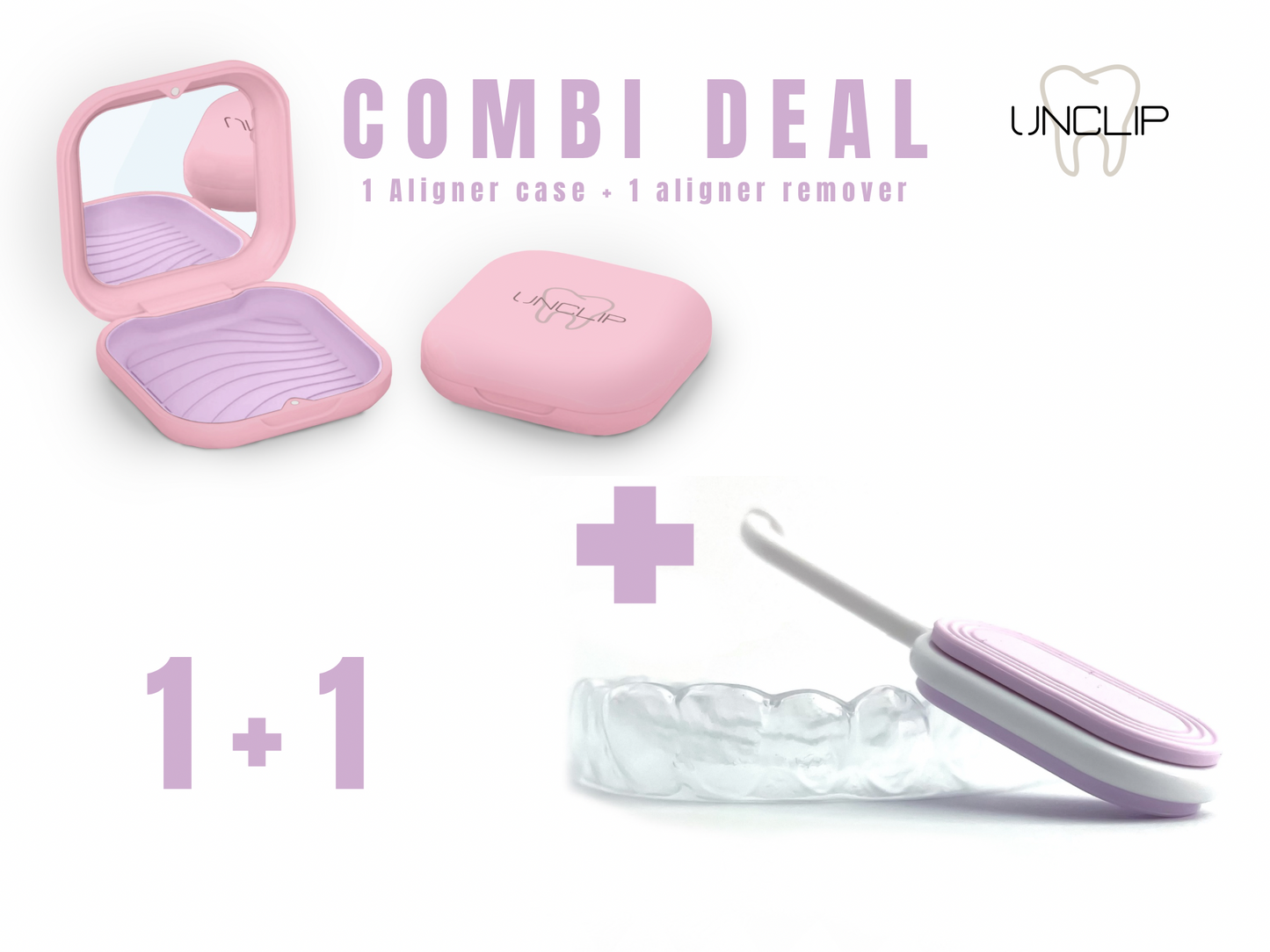 Unclip® - COMBI-DEAL Aligner Remover + Aligner Case