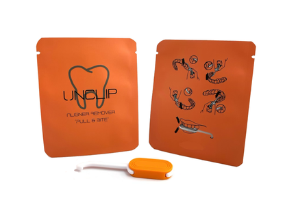 Unclip® - Pull & Bite Aligner Remover Hulp Middel Oranje