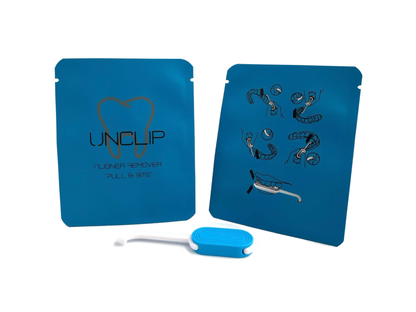 Unclip® - Pull & Bite Aligner Remover Hulp Middel Blauw